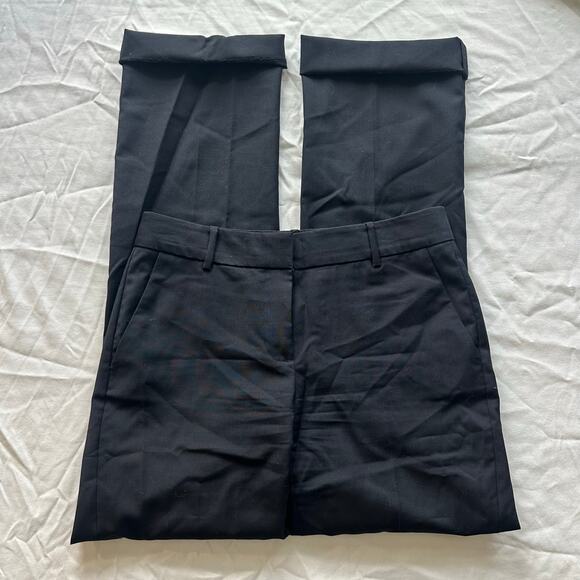 J.Crew Black, Light Wool, Flared, Work Pants- 0 - Picture 1 of 11